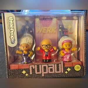 NEW! Little People Collector RuPaul Special Edition Figure Set